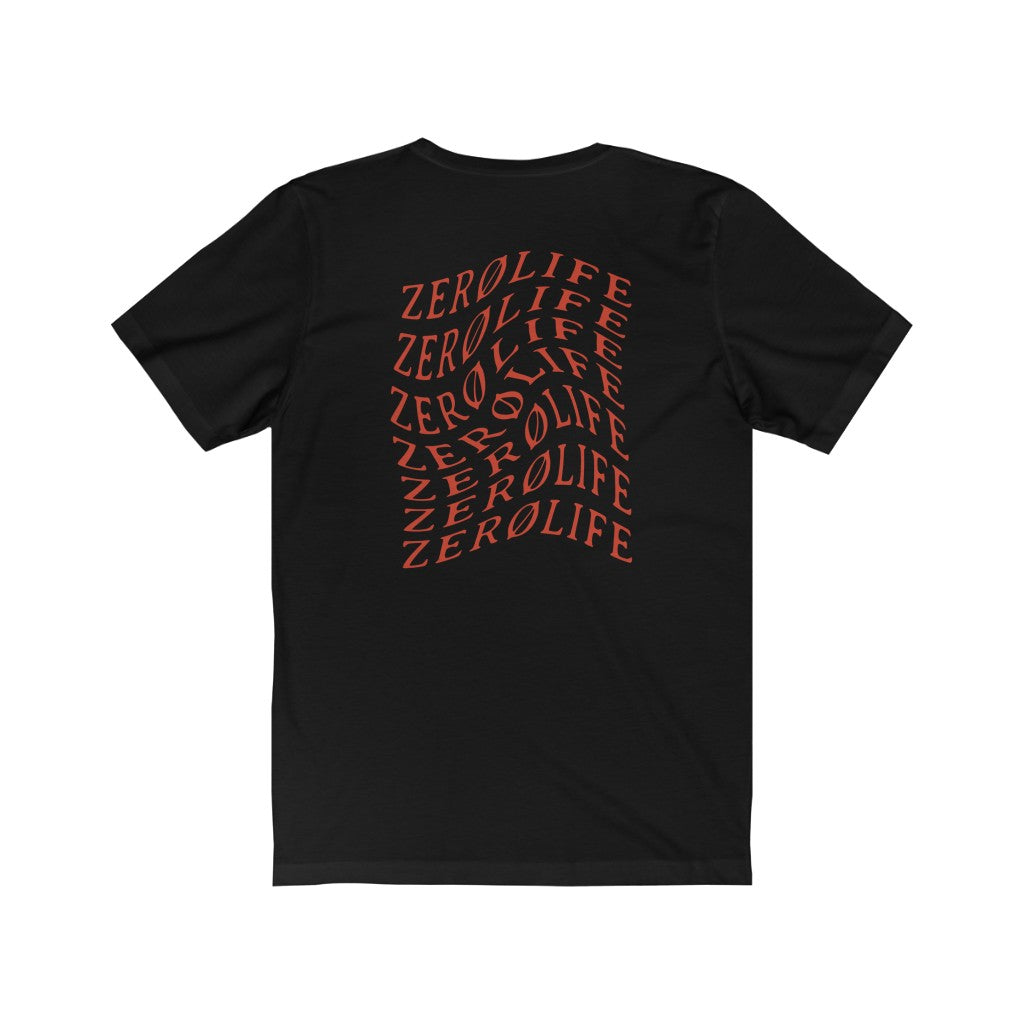 Zero Life Red Swirl Tee