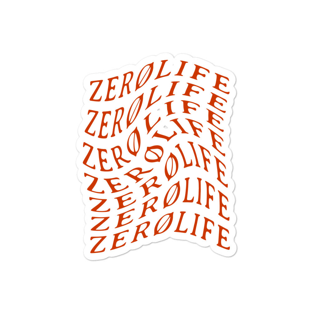 Zero Life Swirl Sticker