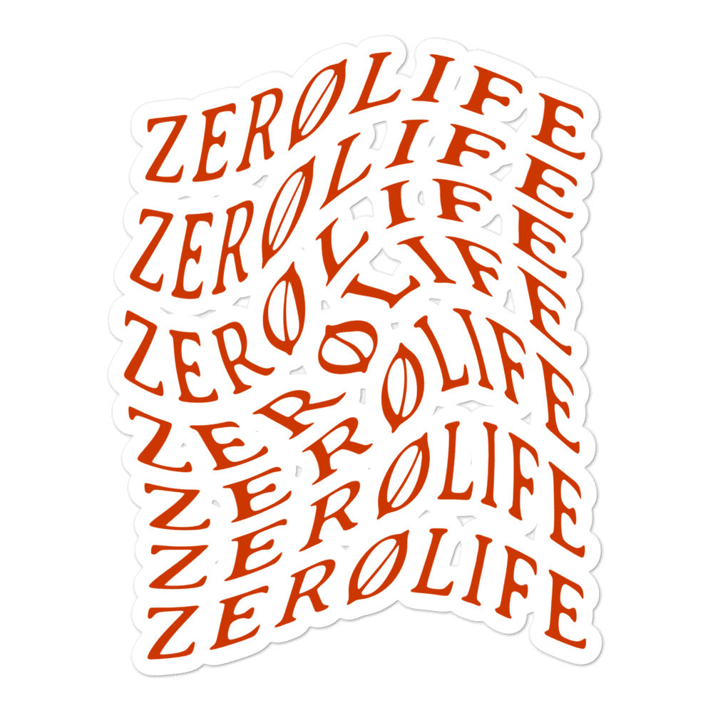Zero Life Swirl Sticker