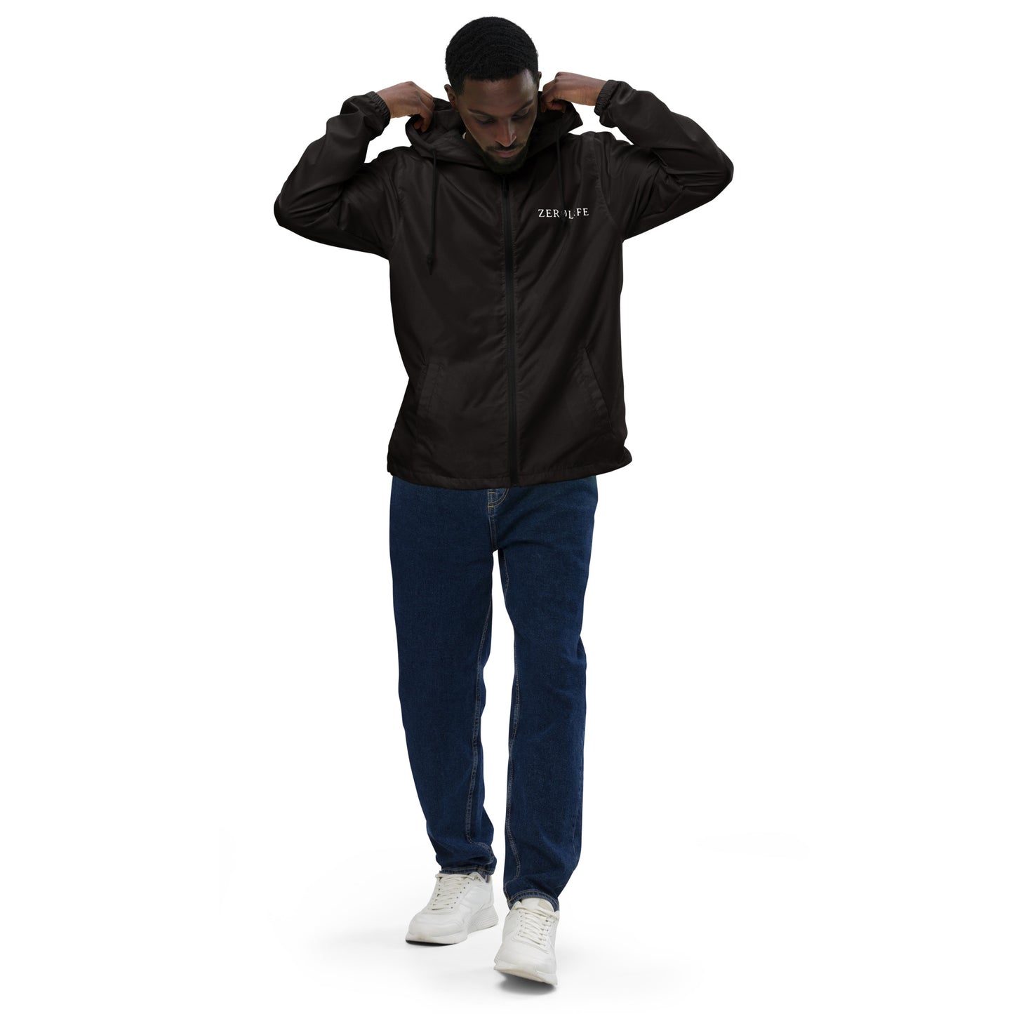Unisex Lightweight Zip Up Windbreaker Zero Life