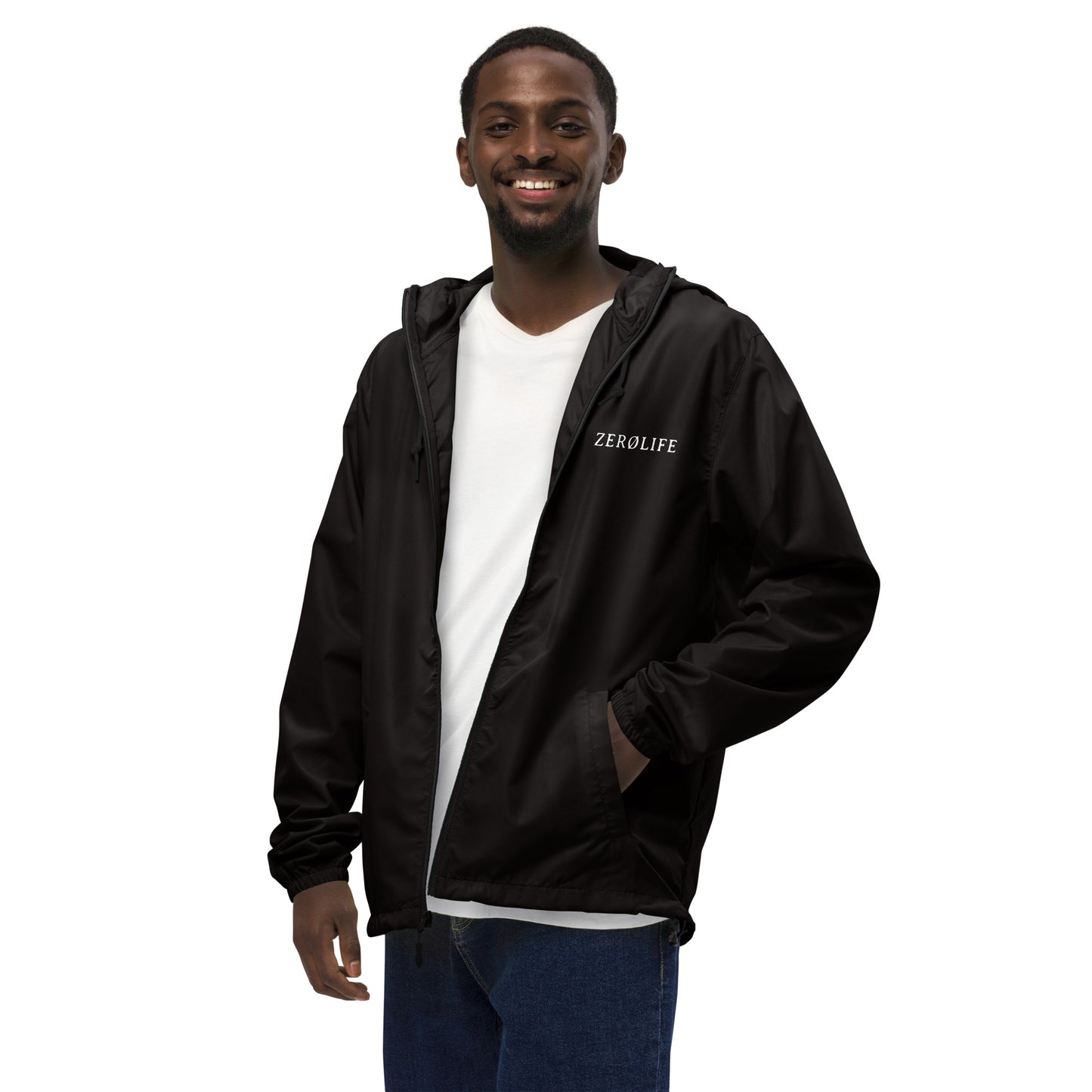Unisex Lightweight Zip Up Windbreaker Zero Life