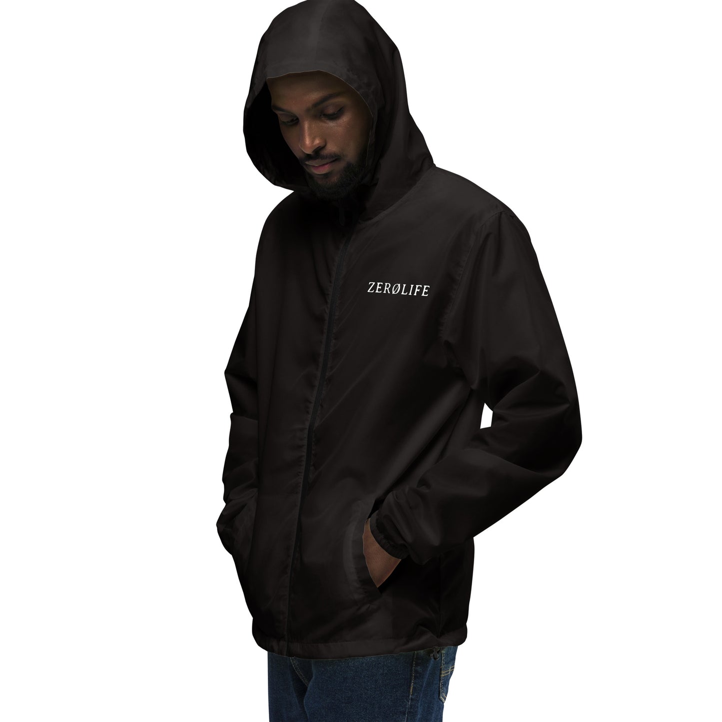 Unisex Lightweight Zip Up Windbreaker Zero Life