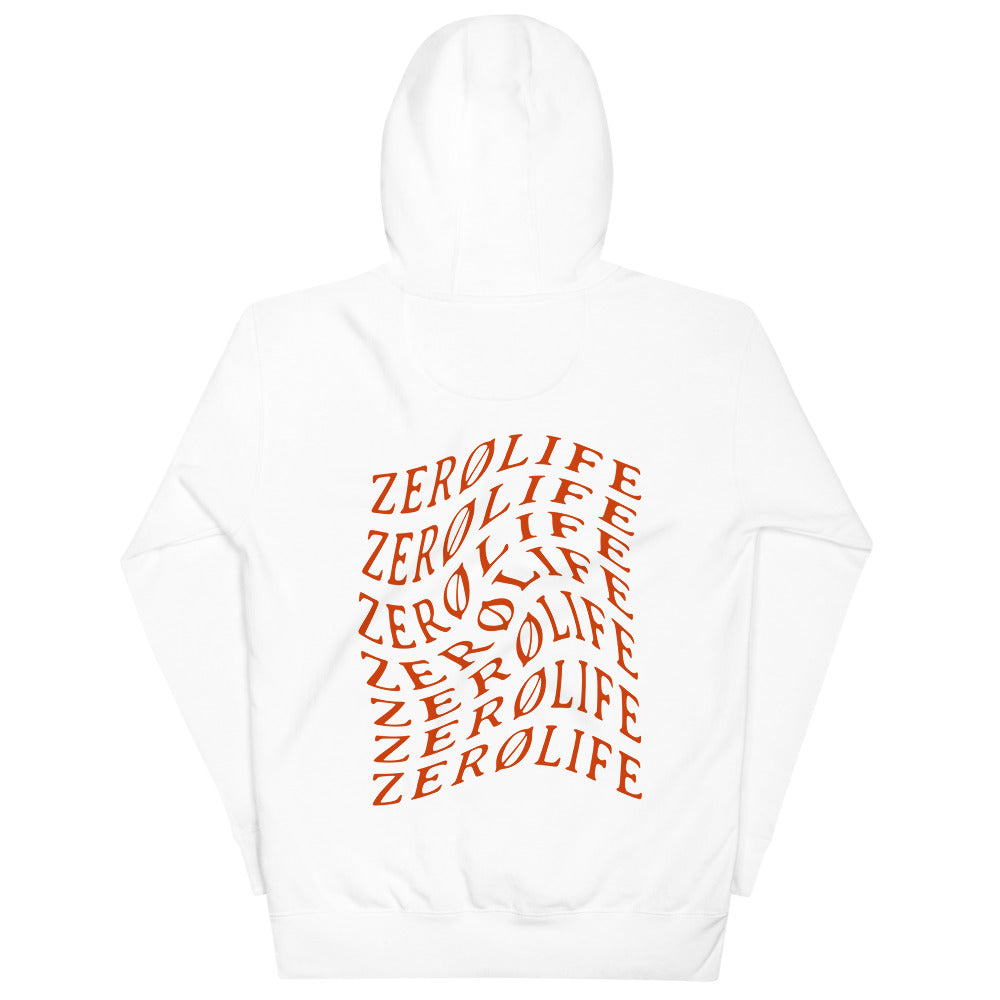 Zero Life Red Swirl Hoodie