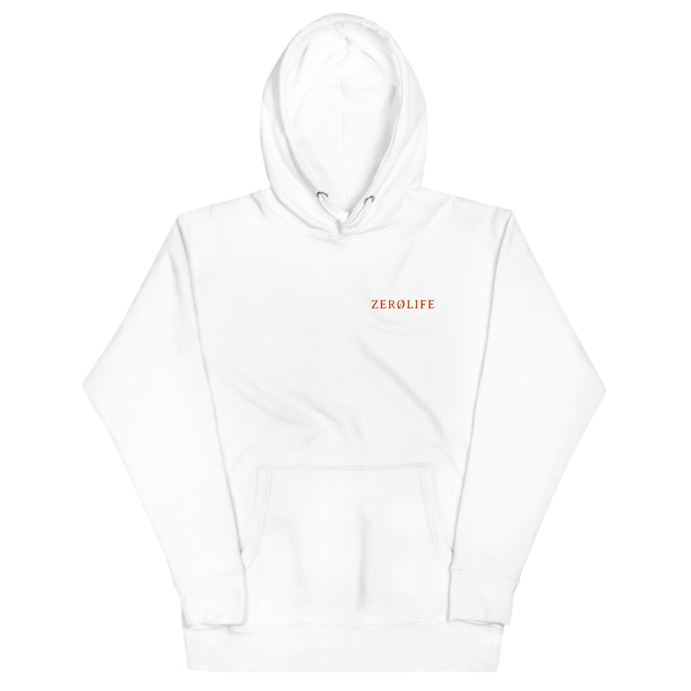 Zero Life Red Swirl Hoodie