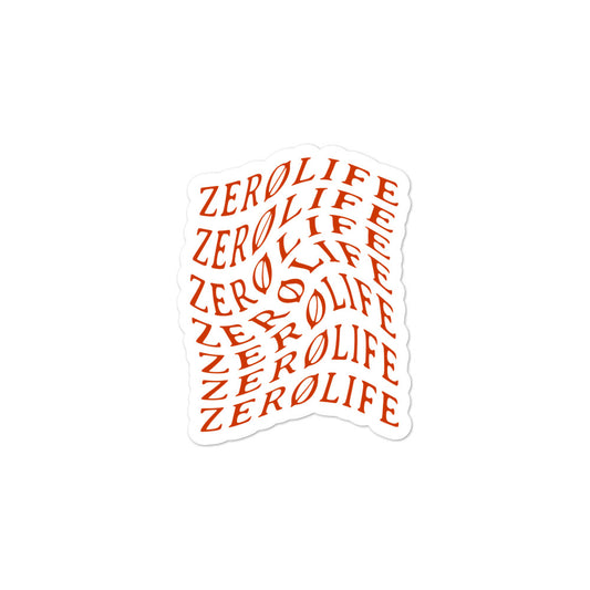 Zero Life Swirl Sticker