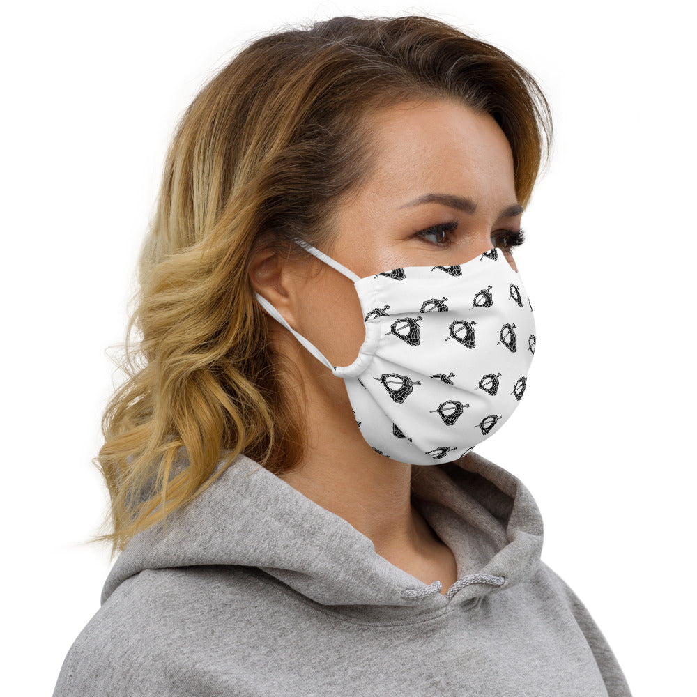 Logo Face Mask (white)