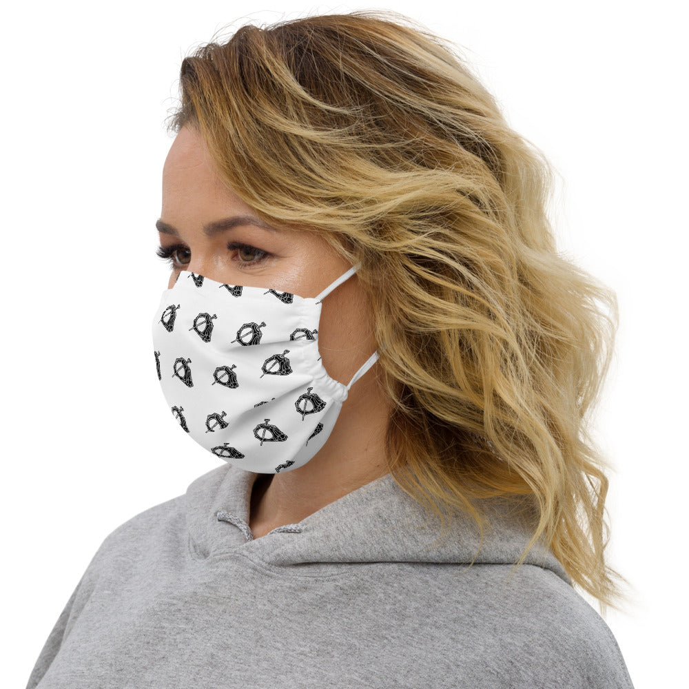 Logo Face Mask (white)