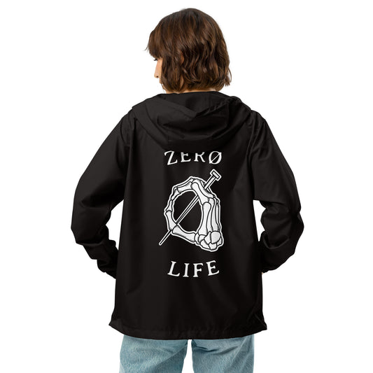 Unisex Lightweight Zip Up Windbreaker Zero Life