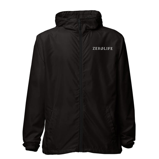 Unisex Lightweight Zip Up Windbreaker Zero Life